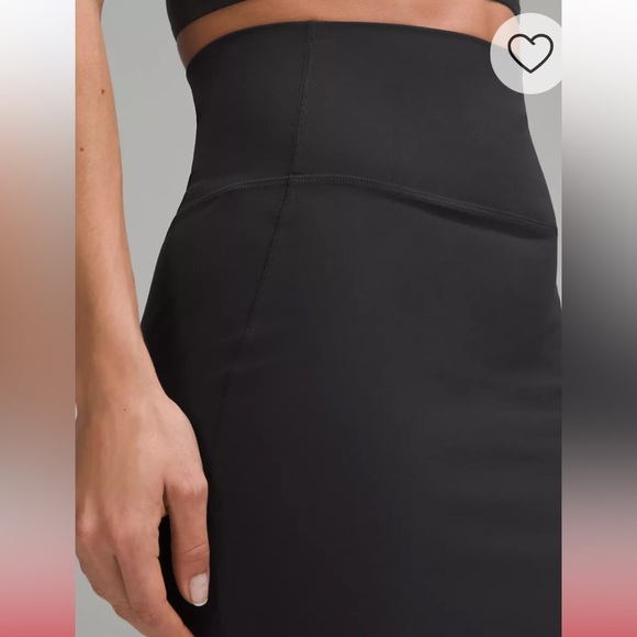 Lululemon Women's Nulu Slim Fit High Rise Black Skirt Size 6 Excellent Condition - Picture 4 of 9